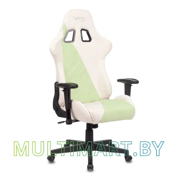 Кресло компьютерное Zombie VIKING X Fabric (белый/зеленый) картинка 7